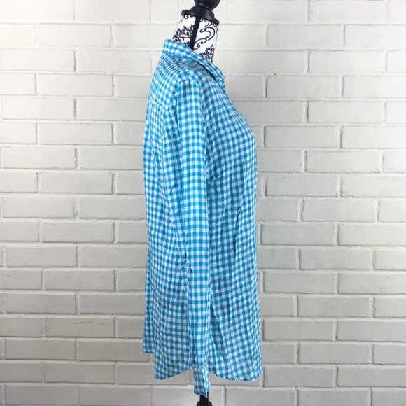 Casual Studio Long Button Down Shirt - Picture 2 of 8